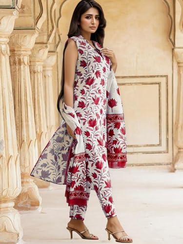 Image of SHIENZY Cotton Blend Kurta Set for Women