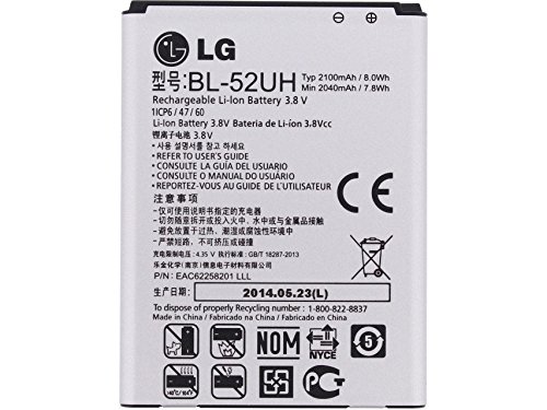 Batteria original LG BL-52UH LiIon per LG D320 L70...