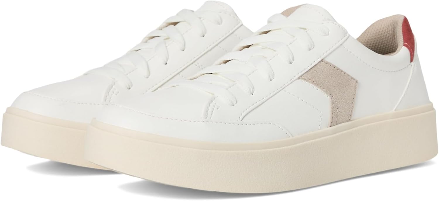 Dr. Scholl's Shoes Women's Madison Lace Sneaker Oxford, White Smooth, 8.5 - Image 15