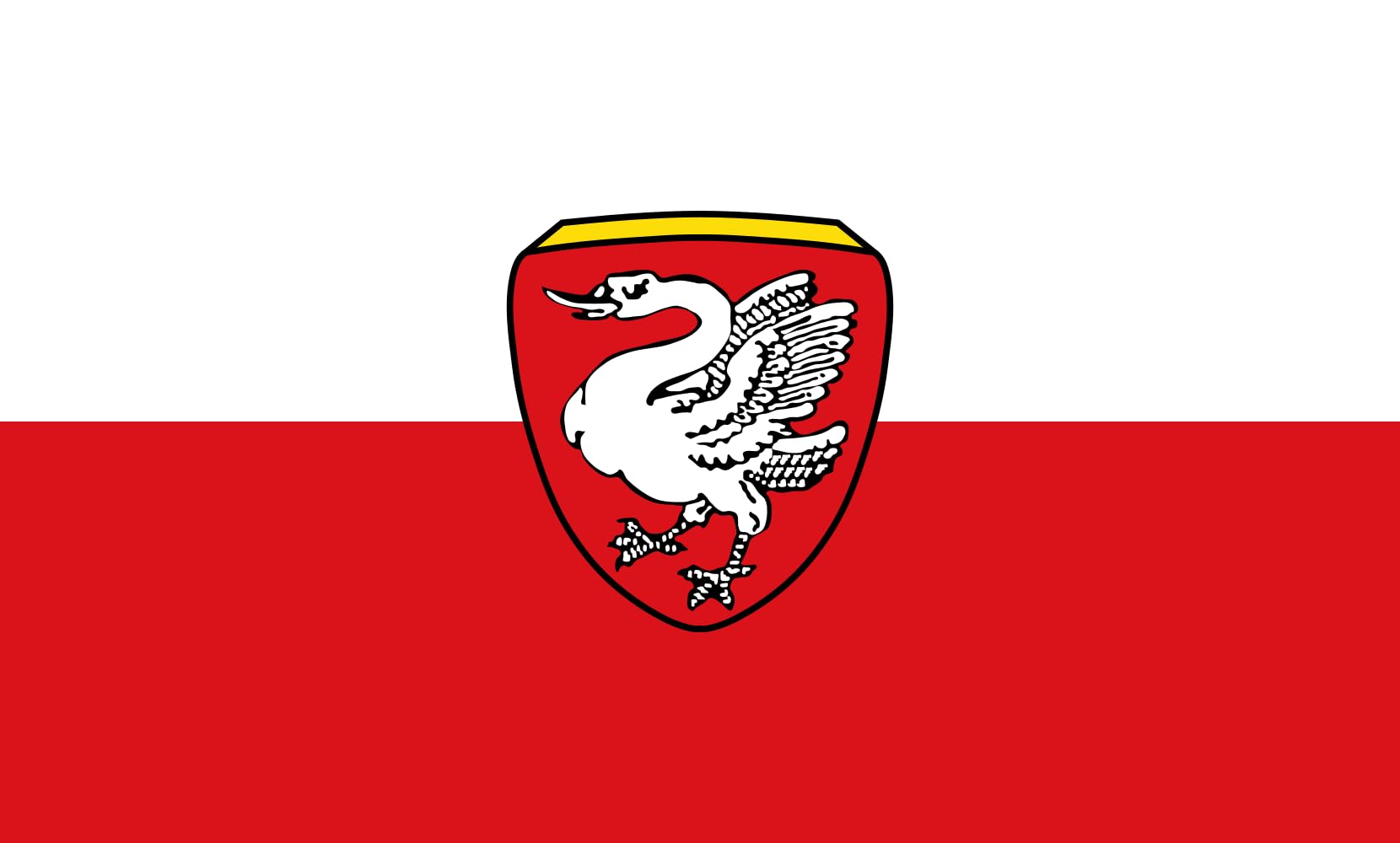 Drapeau Schwangau haut de gamme | Pavillon paysage 1.35m² aux finitions renforcées