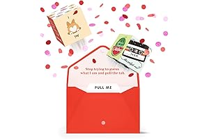 3D Valentine's Day Pop-Up Card with Dual Image Cubes, Surprise Explosion & Confetti
