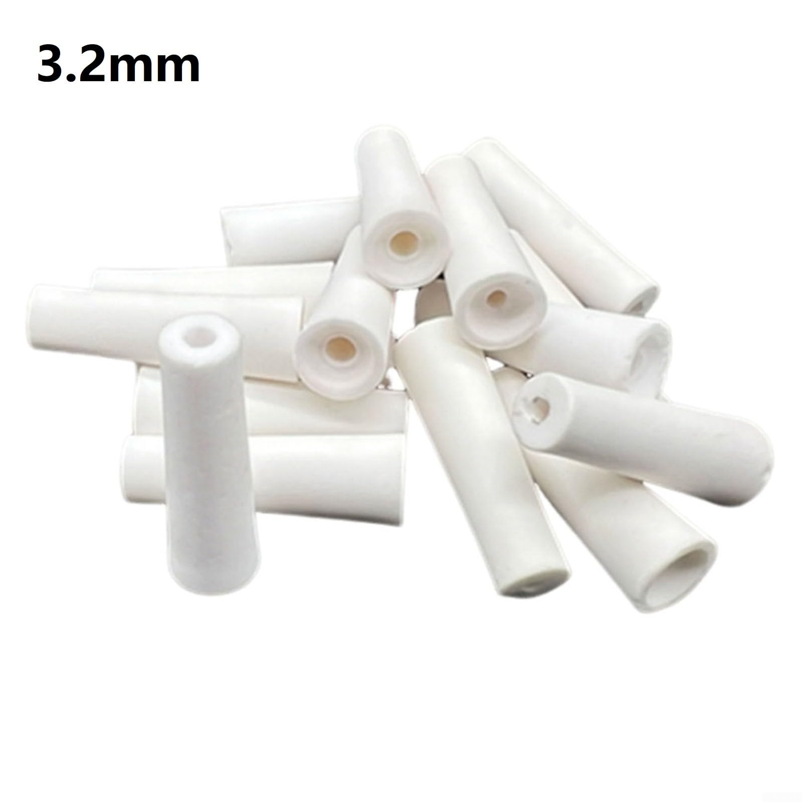 Feegow Lot de 10 buses de sablage en céramique, buse de 3,2 mm, outils de sablage pour réservoirs de sablage portables de type valve