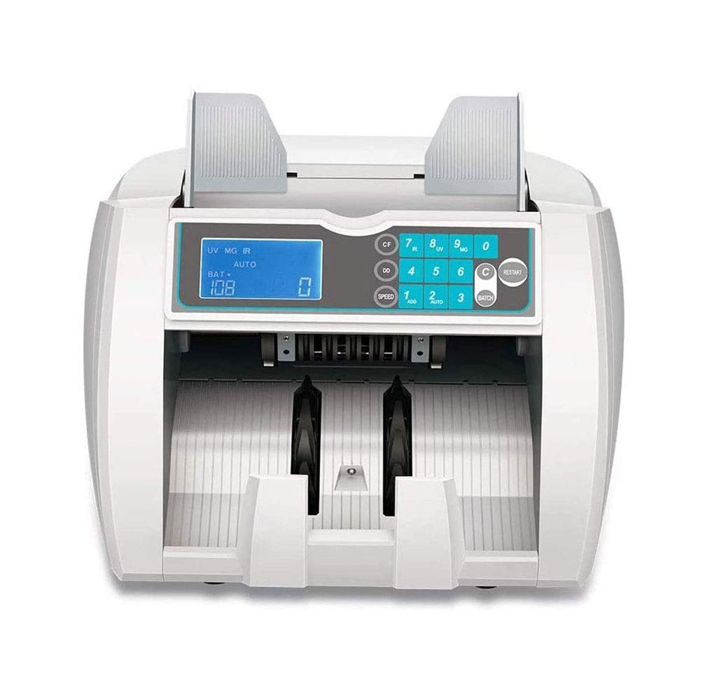 Contatore dei Soldi, Macchina per Il conteggio della banconota con rilevamento UV/MG, rilevamento della banconota con contraffazione, modalità Batch, con Display a LED
