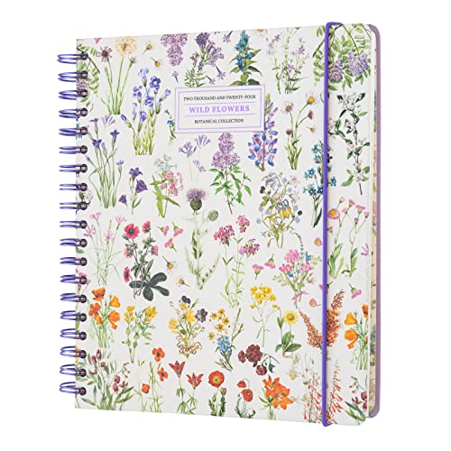 Grupo Erik Editores, S.l. - Agenda 2023/2024 Semana Vista Big Size 17 Meses Wild Flowers Kokonote Lila Inglés En Oferta Kokonote Agenda 2023 2024 Semana Vista Big Size Wild Flowers - Agenda Escritorio - Agenda Escolar 2023 2024 │ Agenda Semana Vista 17 Meses - Agenda Semanal - Papelería Bonita