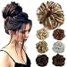 Lelinta Hair Bun Extensions Wavy Curly Messy Hair Extensions Donut Hair Chignons Hair Piece Wig Hairpiece