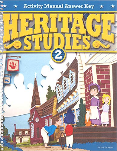 BJU Press Heritage Studies 2 Activity Manual Key, 3rd Edition