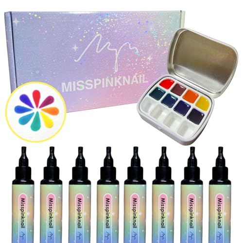 Gel translúcido para uñas kit 8 colores 5g c/u miniatura 2