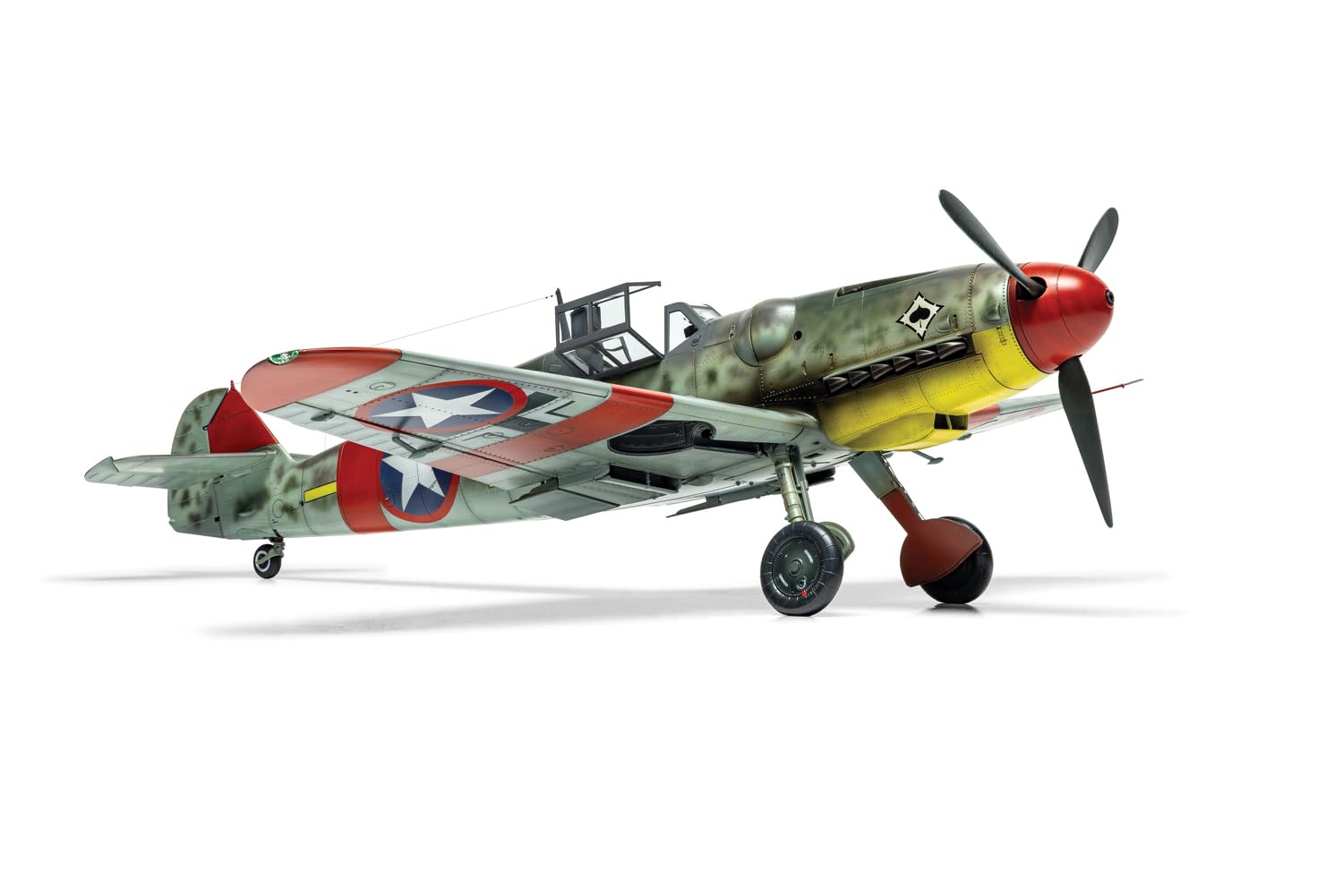 AIRFIX - A17003 Messerschmitt Bf109G-5/6 Plastikmodellbausatz für Erwachsene und Kinder ab 8 Jahren, Set enthält Spritzgussrahmen und Abziehbilder – Maßstab 1:72