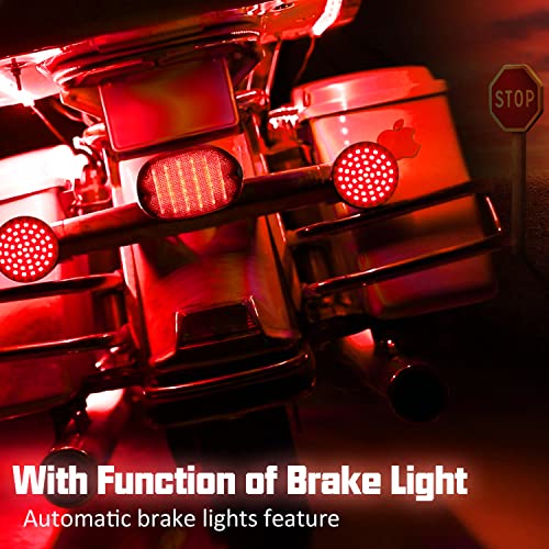 Sunpie 16Pcs Motorcycle Underglow Led Light Kit Waterproof Rgb Neon Accent Light Kit With 4Key And 24Key Remote App Control And Switch Wire Compatible With Harley Honda Kawasaki Suzuki #TOP4