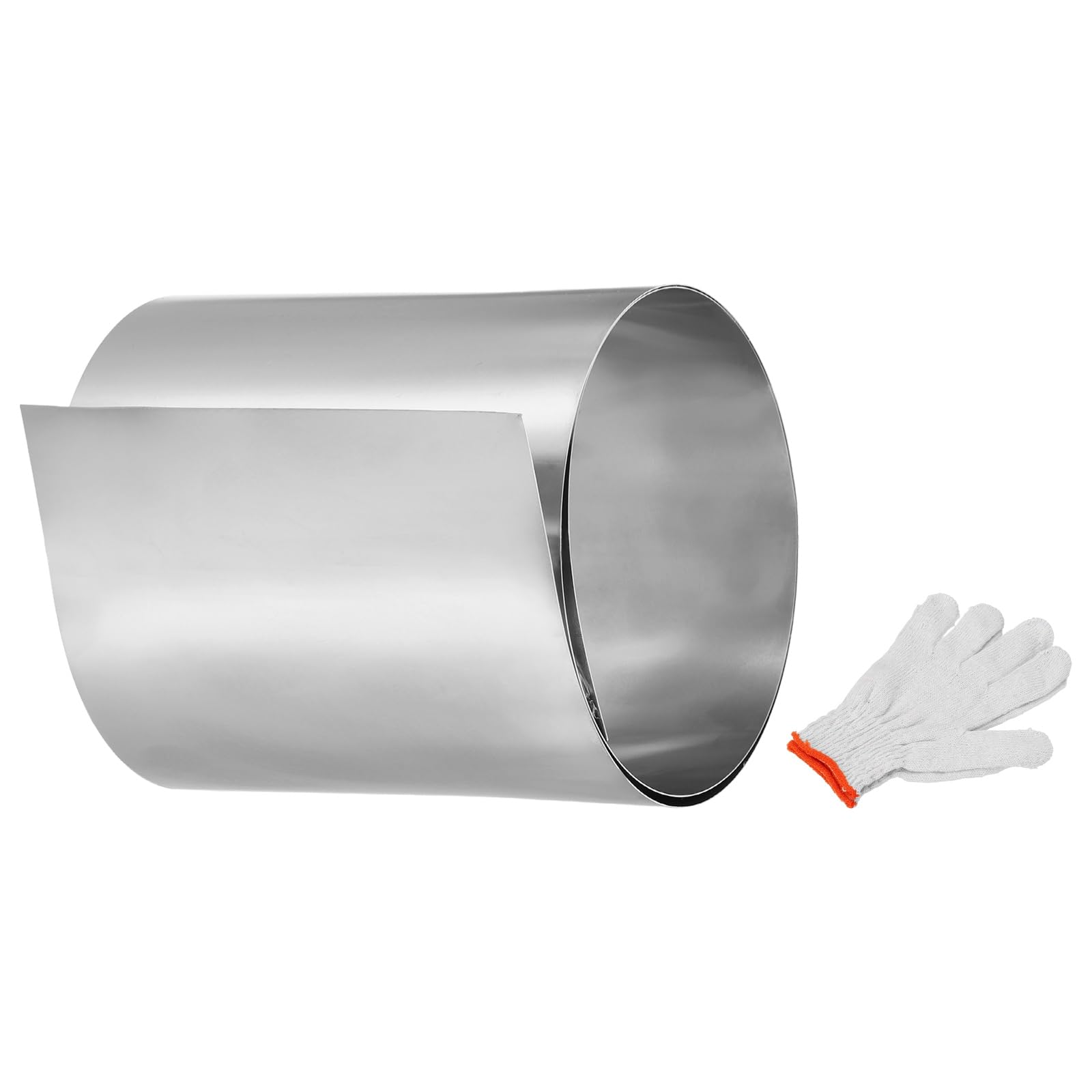QUARKZMAN Rotolo Di Lamina In Acciaio Inossidabile 304 0.5mm x 150mm x 0.9m