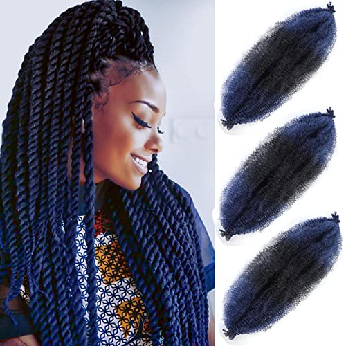24Inch Afro Twist Hair 3Packs Springy Afro Twist Hair