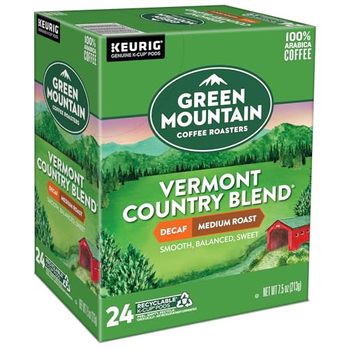 Green Mountain Coffee Roasters Vermont Country Blend Decaf, Keurig Single-Serve K-Cup Pods, Medium Roast Coffee, 96 Count - image 9