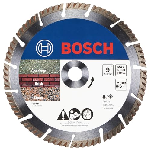 BOSCH DB944 9 in. Premium Turbo Segmented Rim Diamond Wheel - image 1