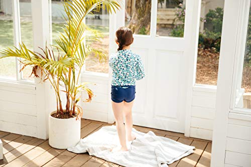 Image of VAENAIT BABY Girls Rash Guard Swimsuit UPF 50+ Long Sleeve Toddler Bathing Suit Ribbon Stawberry Floral Fruit for 2~8Years