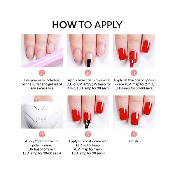 EdenRays-23pcs-Gel-Nail-Polish-Set-Soak-Off-UVLED-Gel-Starter-Kit-20-Vibrant-Colors-Base-Coat-Glossy-Matte-Top-Coat EdenRays 23pcs Gel Nail Polish Set, Soak Off UV/LED Gel Starter Kit, 20 Vibrant Colors, Base Coat, Glossy & Matte Top Coat, 23 Count (Pack of 1)