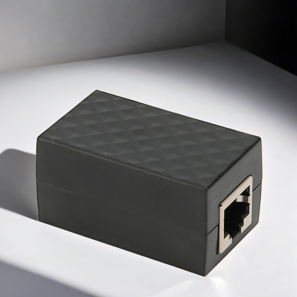 Ethernet Protector RJ45 Female POE Gigabit Ethernet LAN Network CAT5/CAT6 Thunder Arrester for Protections Device Extension Adapter