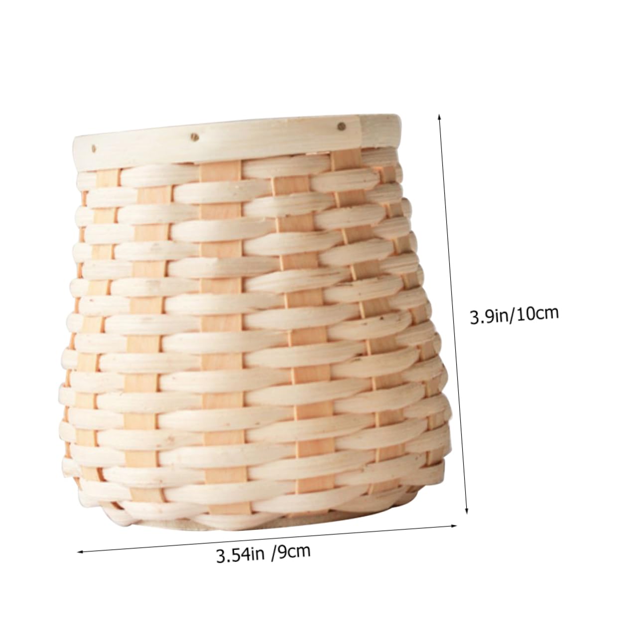 SOLUSTRE Pastoral Woven Basket Multi Function Storage Decorative Fruit Bread Serving Basket Rustic Home Decor for Kitchen Picnics and