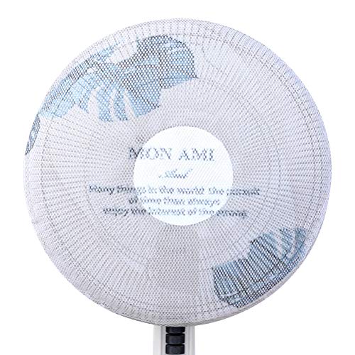 FOMIYES 4 STKS 45 cm Cartoon Plant Patroon Fan Net Grip- Proof Ventilatorkap Veiligheidsnet Ronde Ventilator Mesh Fan Cover voor Thuis Dagelijks Gebruik Decoratie Fan - Image 7