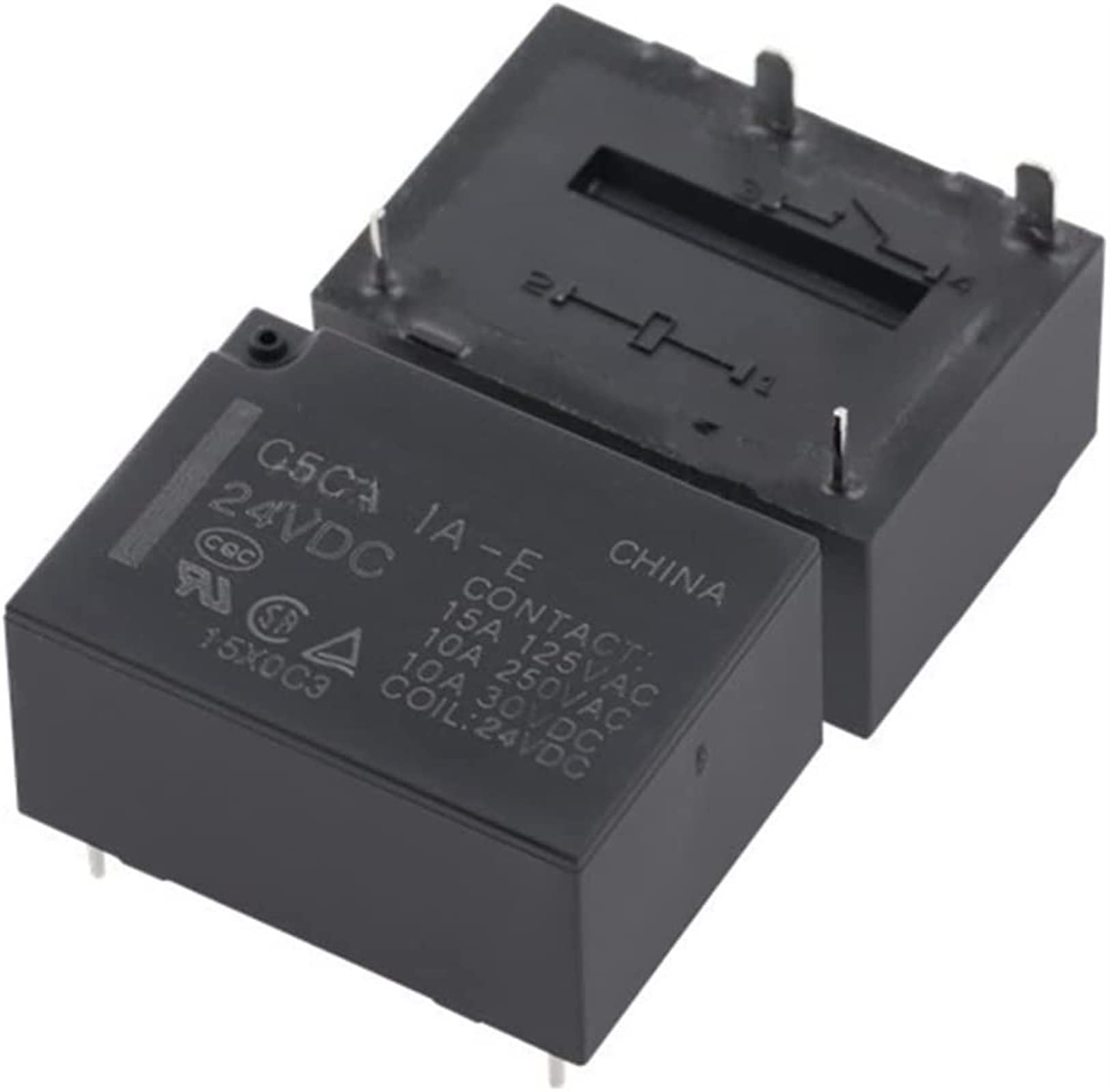 LKPEHTAGN Relay 5PCS/LOT G5CA-1A-E-5VDC G5CA-1A-E-12VDC G5CA-1A-E-24VDC G5CA 1A E 12VDC G5CA1E G5CA-1A-E-DC12V 5V 4PIN Power