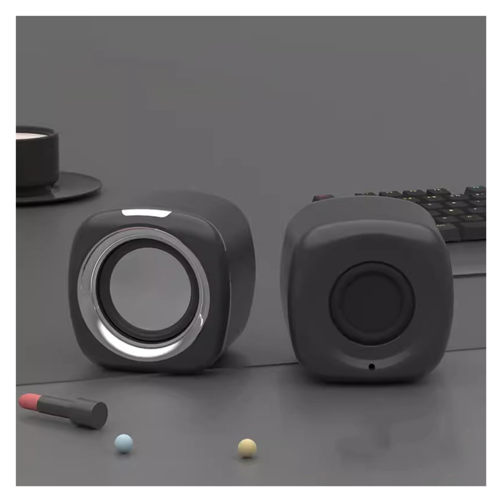 Audio de computadora de escritorio con cable mini altavoz multimedia portátil pack de tres 3