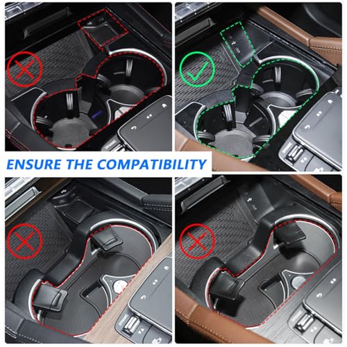 Portavasos de silicona para Mercedes Benz GLE 2020-2025 miniatura 4