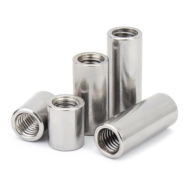 Stainless Steel Extended Round Coupling nut(M3 x 6 x 5 (10pcs))
