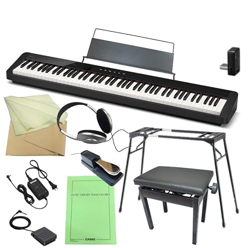 カシオ PX-S1100 BK ブラック 「テーブル型スタンド+高低自在椅子付き」電子ピアノ プリヴィア PX-S1000後継