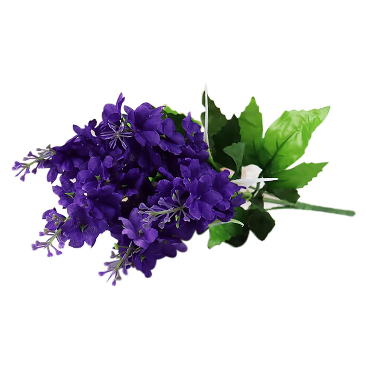 ECYC Ltd13.78 inch Artificial Hyacinth Flower Bouquet, Silk Hyacinth Flowers Fake Flower with Stem Faux Hyacinth Flowers for Home Office Wedding Decoration,Dark Purple