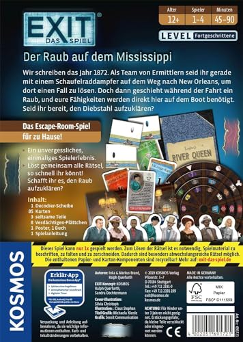 Franckh-Kosmos Exit - Der Raub Auf Dem Mississippi: 1-4 Spieler - 2
