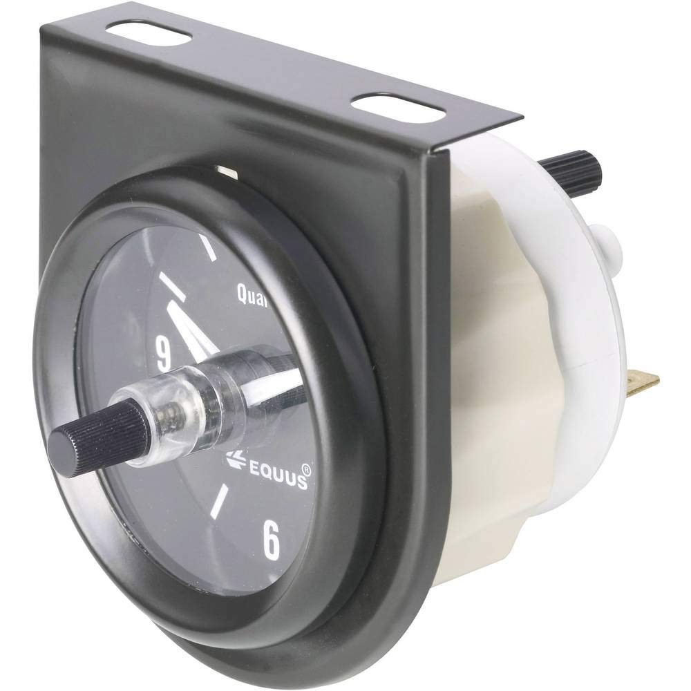 Equus 855207 656789 Samochodowy instrument do zabudowy kwarcowy analogowy 4 diody LED niebieski, zielony, żółty, czerwony 52 mm