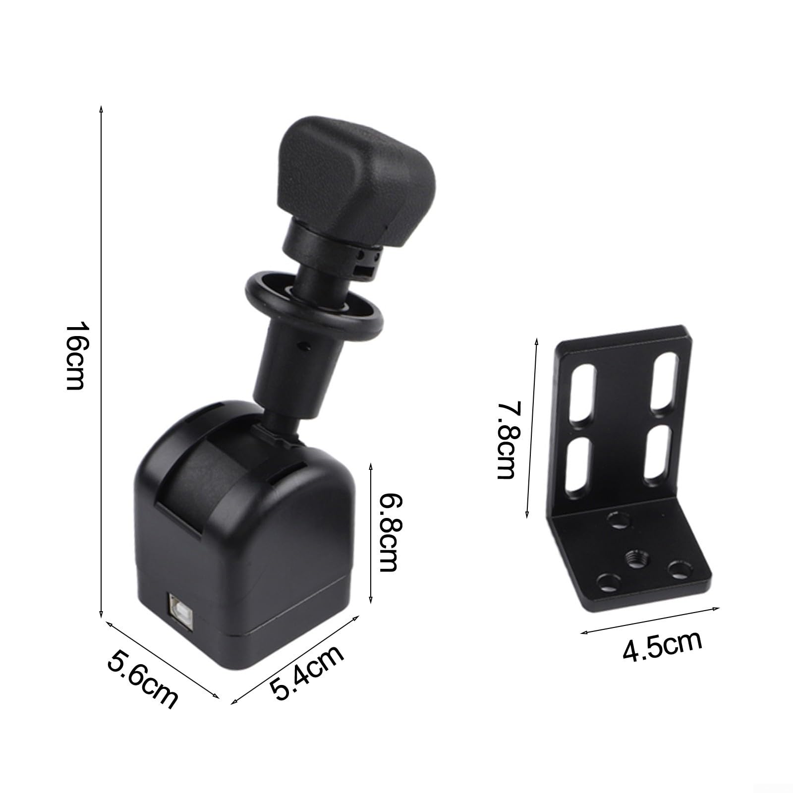 Sim Racing - Freno de mano para PC alimentado por USB de 14 bits, soporte de simulación lineal para Logitech para G27 G29 G920 G923 T300 T-GT