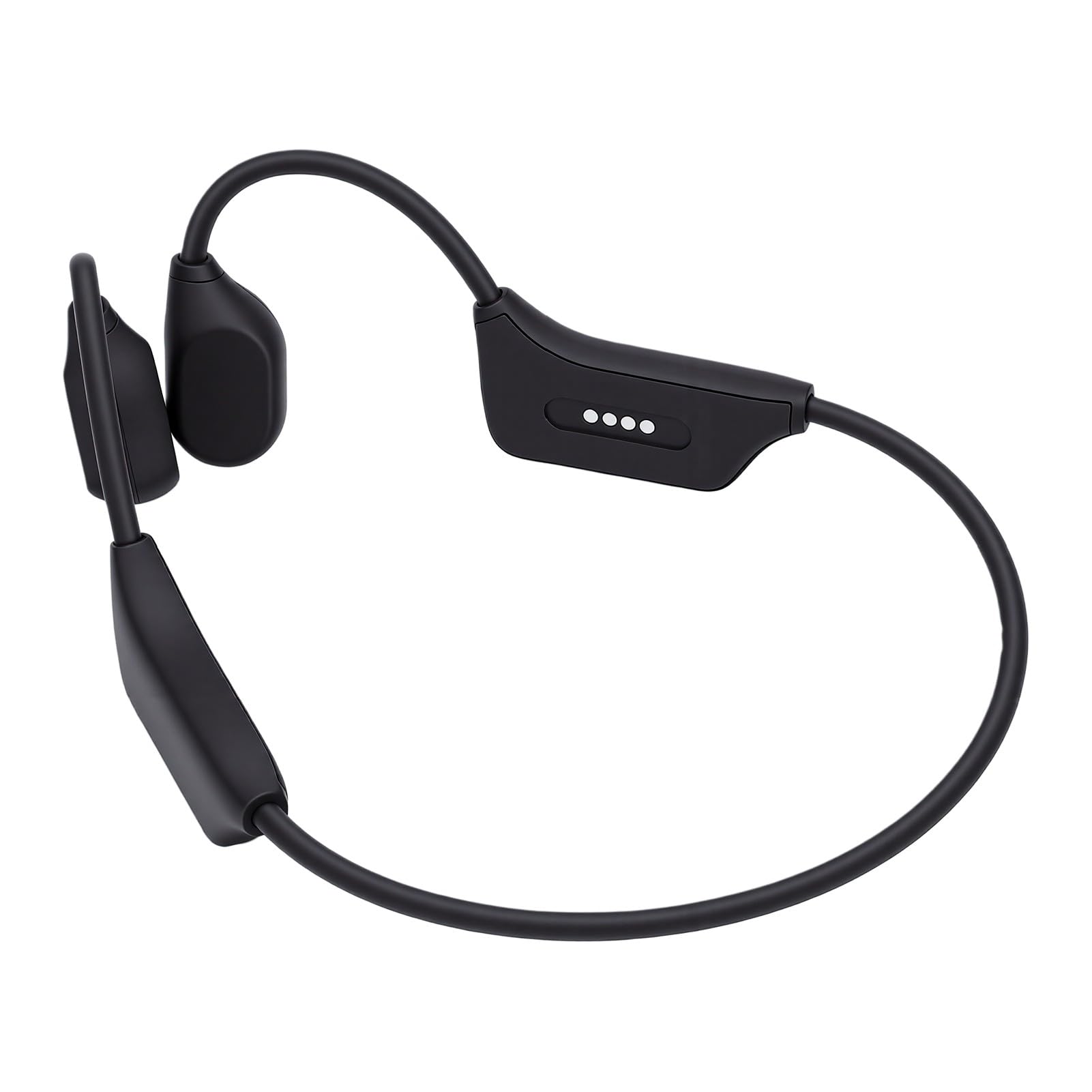 Cuffie a Conduzione Ossea, Cuffie Auricolari Aperte Wireless Bluetooth 5.4 Impermeabili IP67, Cancellazione del Rumore per Sport, Corsa, Allenamento in Palestra
