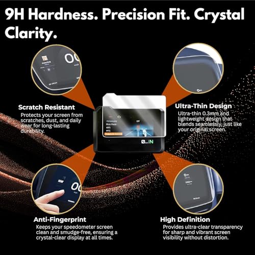 Image of Digital Meter Screen Guard Compatible For KTM Duke 250 Gen 3 | Edge to Edge TFT Display Protector