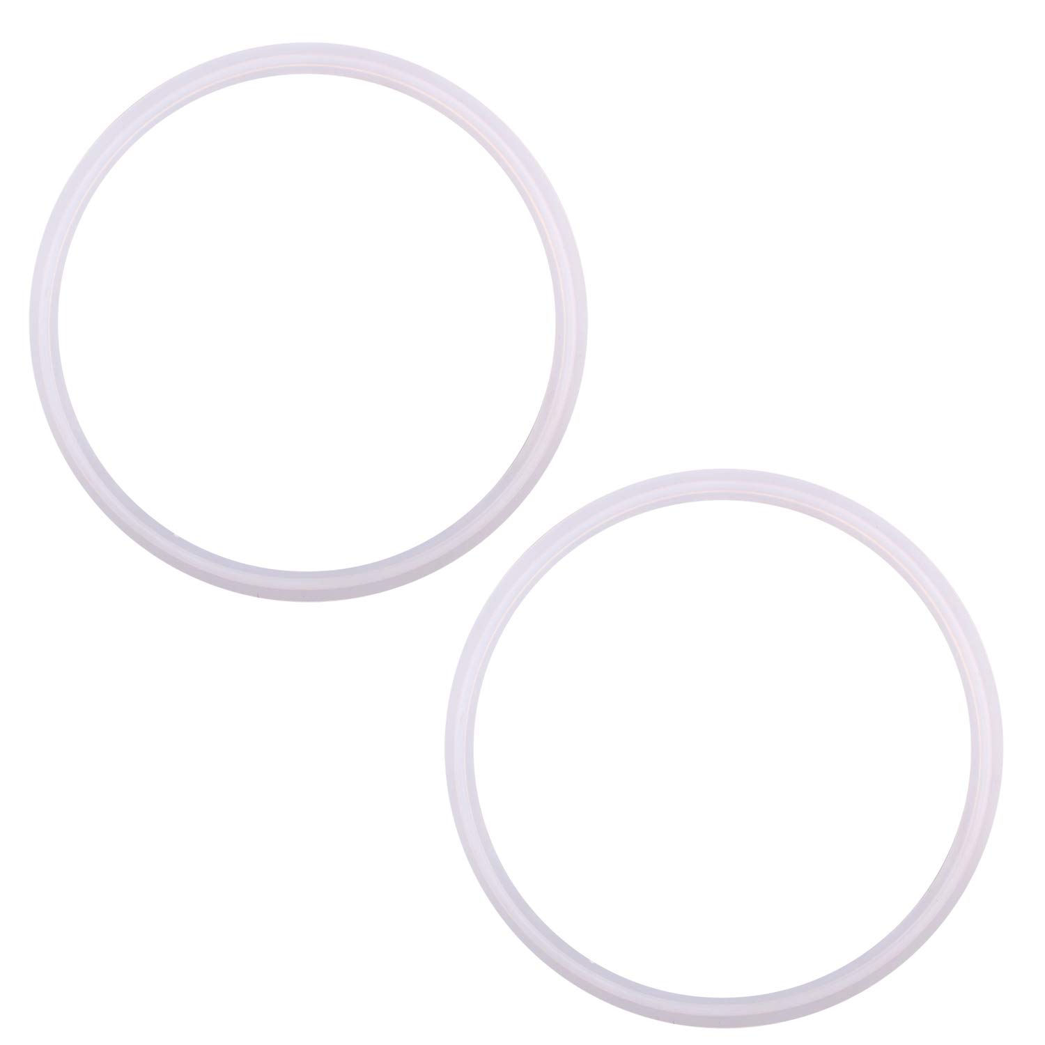 DERNORD Silicone Gasket Tri-clover (Tri-clamp) O-Ring - 6 Inch (Pack of 2)