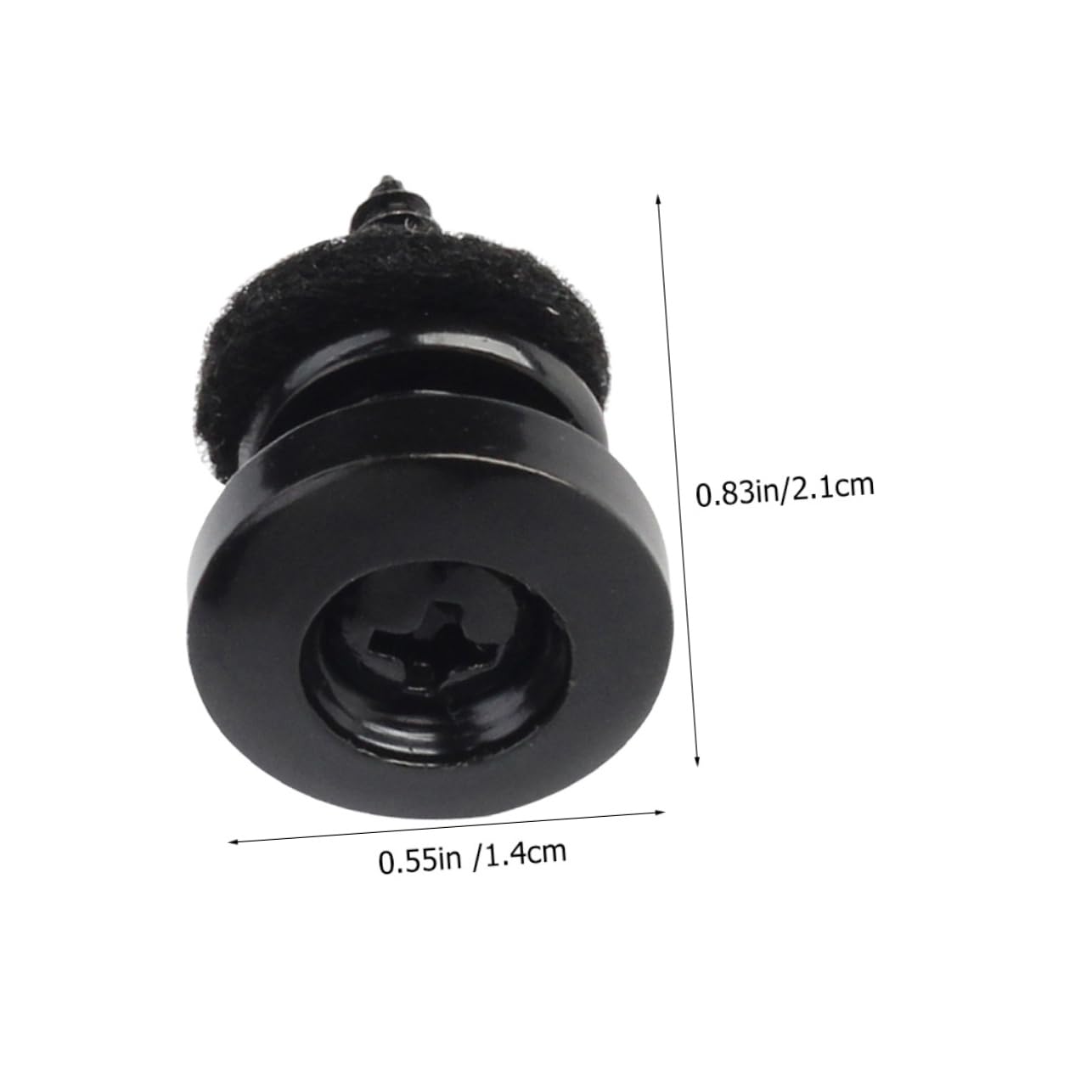 Milisten Secure Guitar Strap Lock Button Kit Pcs End Pins for Electric Bass Guitars