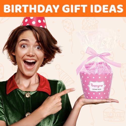 Image of HAPPYPOP Birthday Gifts Ideas for Mom - Pink Month Birthday Socks for Women