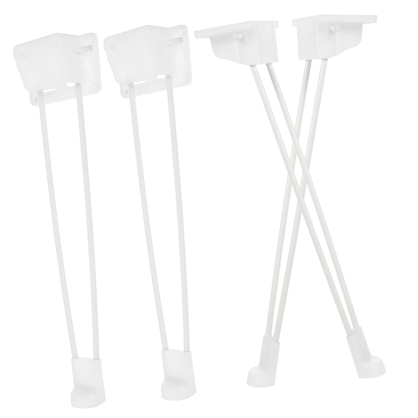 Supports de table pliables en fer blanc pour projet de réparation
