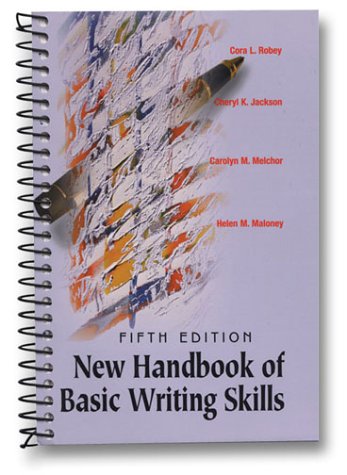 Amazon.com: New Handbook of Basic Writing Skills: 9780155070714: Robey ...