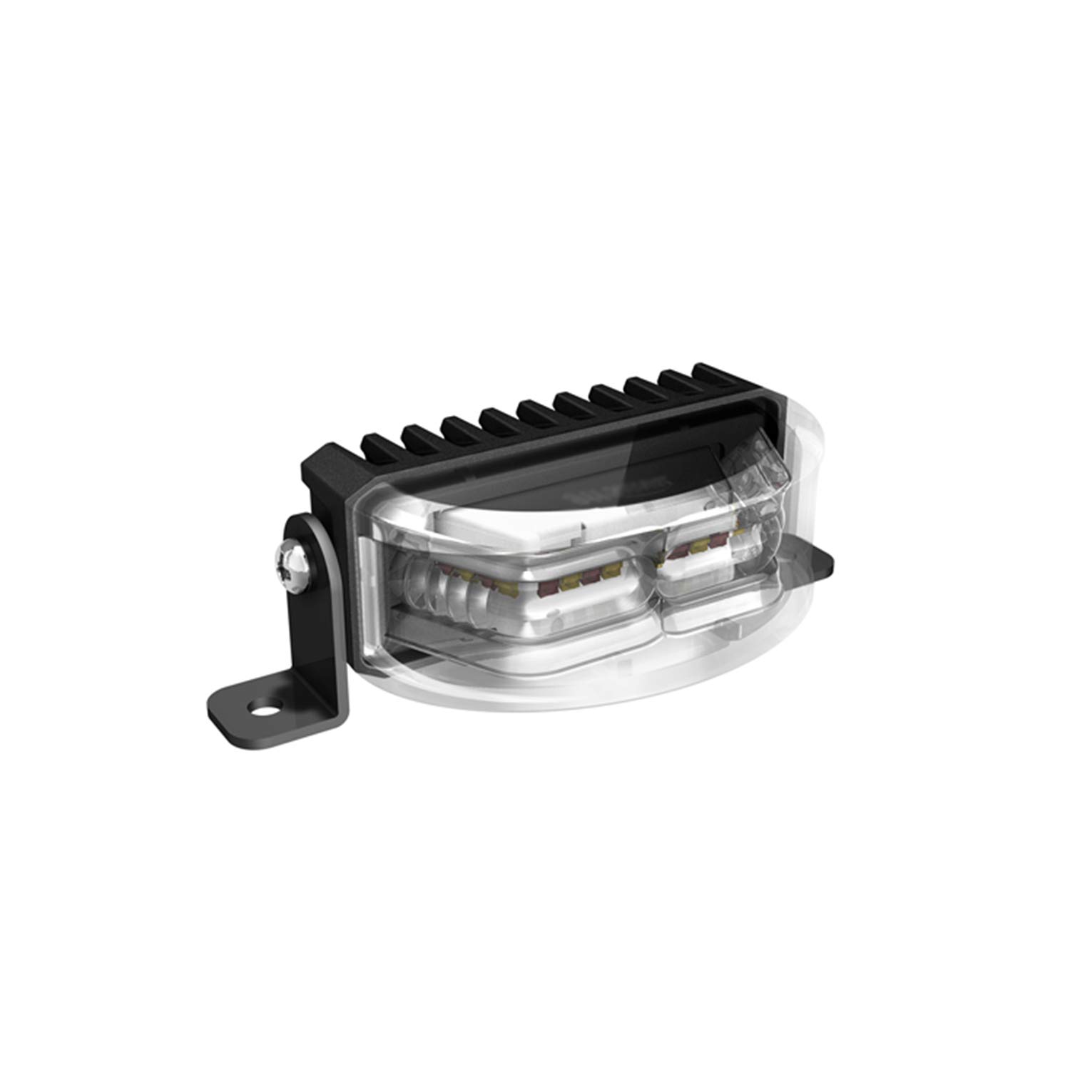 LED-MARTIN X180 Blitzmodul - 180° Abstrahlung - blau/gelb zweifarbig - versch. Haltersätze