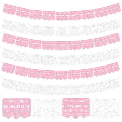 Papel Picado mexicain fête anniversaire mariage guirlande bicolore
