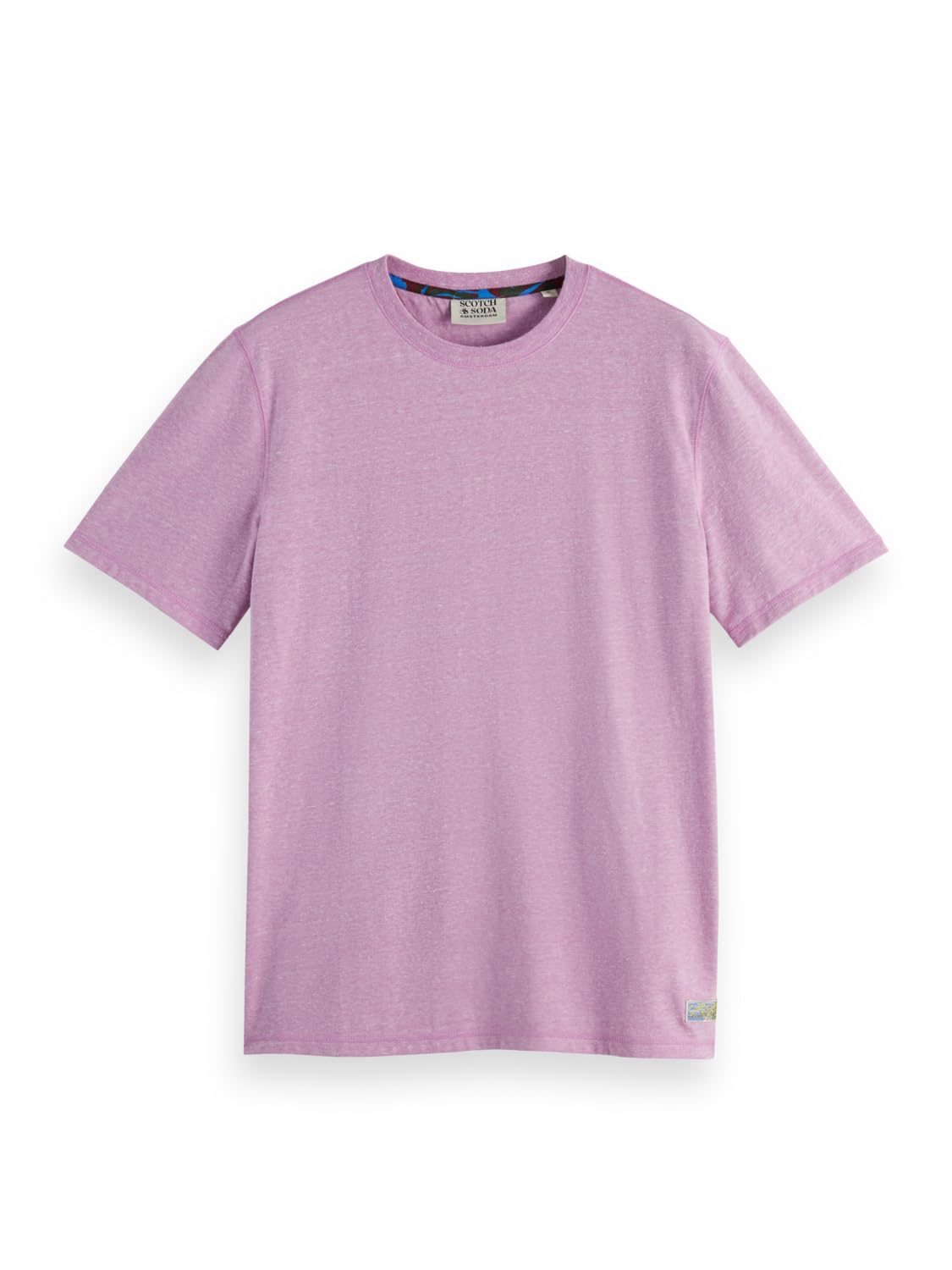Scotch & Soda Melange T-Shirt, Iris Pink 650, M