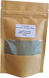 Argila Verde natural para combate a acne, diminuição de olheiras e purificação da pele