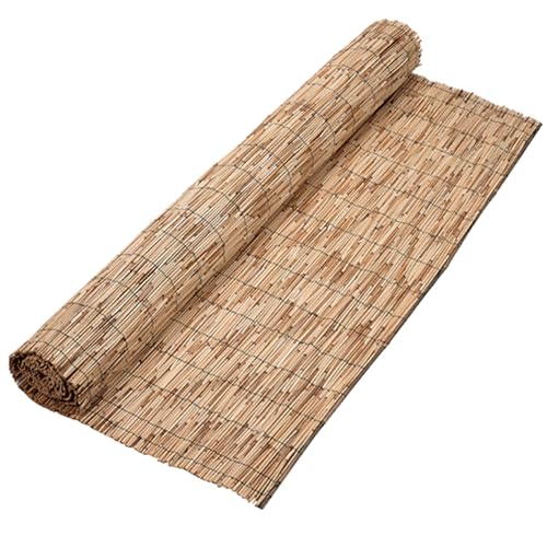 [Materiale resistente e duraturo] Realizzata in bambù selezionato e trattato per resistere agli agenti atmosferici, sole e pioggia, garantendo lunga durata come recinzione da giardino.