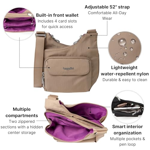 Image of Baggallini Women Criss Cross Crossbody Bag