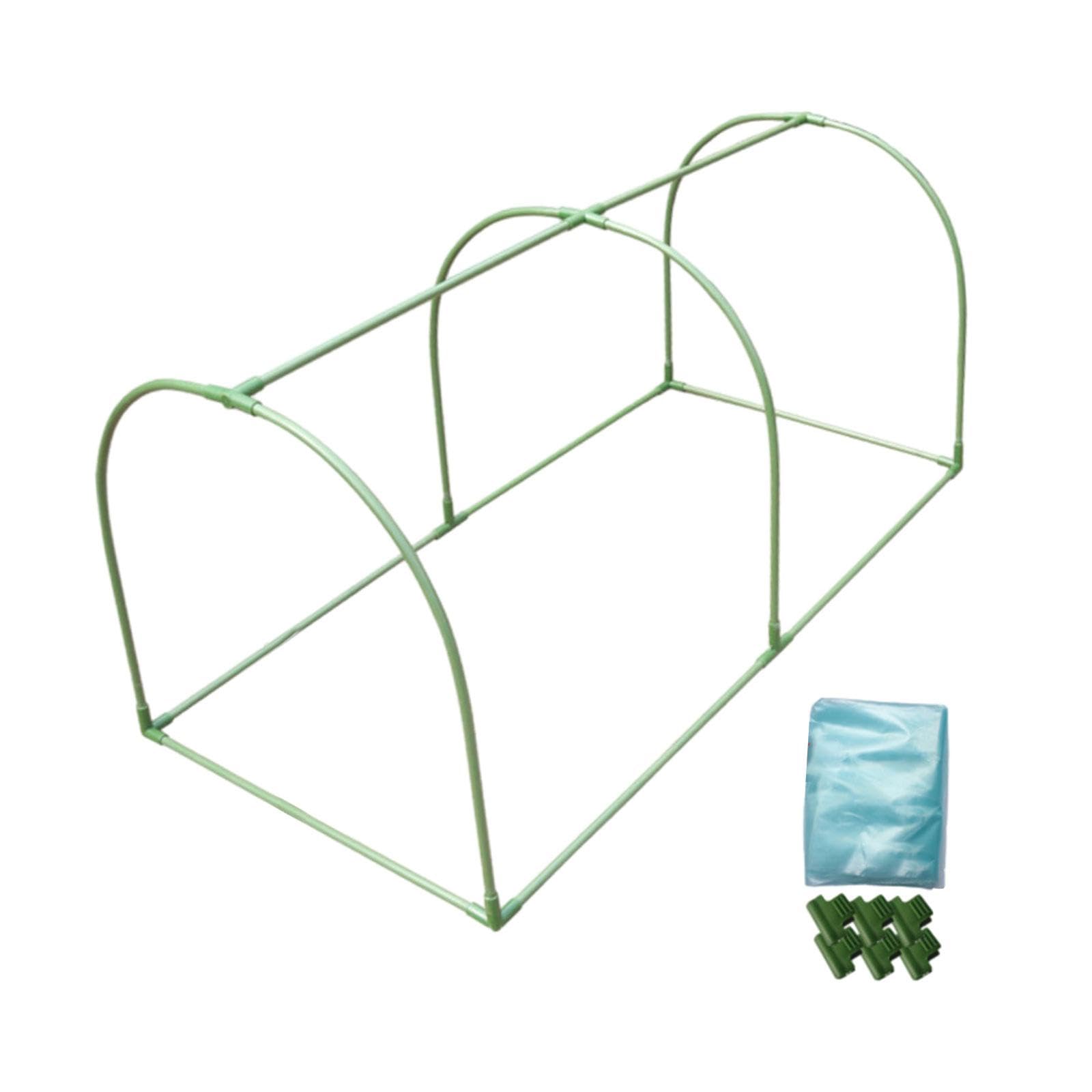 Club Bollywood® DIY Assembled Kit Outdoor Mini Greenhouse with Insulation Cover for Backyard 100x50x50cm| Yard, Garden & Outdoor Living | Garden Structures & Shade |1 Mini Greenhouse DIY Kit-image-12