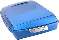 Vista 212 de Harley Tour Pack, equipaje desmontable Razor Tour Pack Maleta para Harley Touring Street Glide, Electra Glide, Road King, Road Glide Special Azul