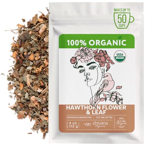 Hawthorn Leaf Tea Organic (4oz.) - Espino Blanco Organico - Heart Support