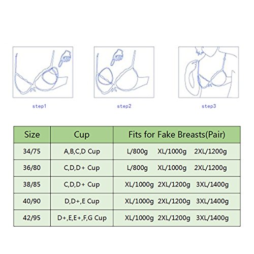 Mayuber Pocket Bra To Hold Fake Boobs Silicone Breast Forms For Crossdressers Mastectomy Red Bra #TOP6