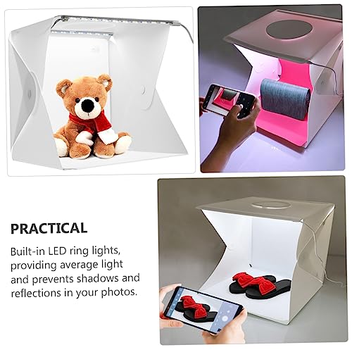Studio Photo Compact SHINEOFI avec Éclairage Uniforme Dédié aux Objets Rares - 5