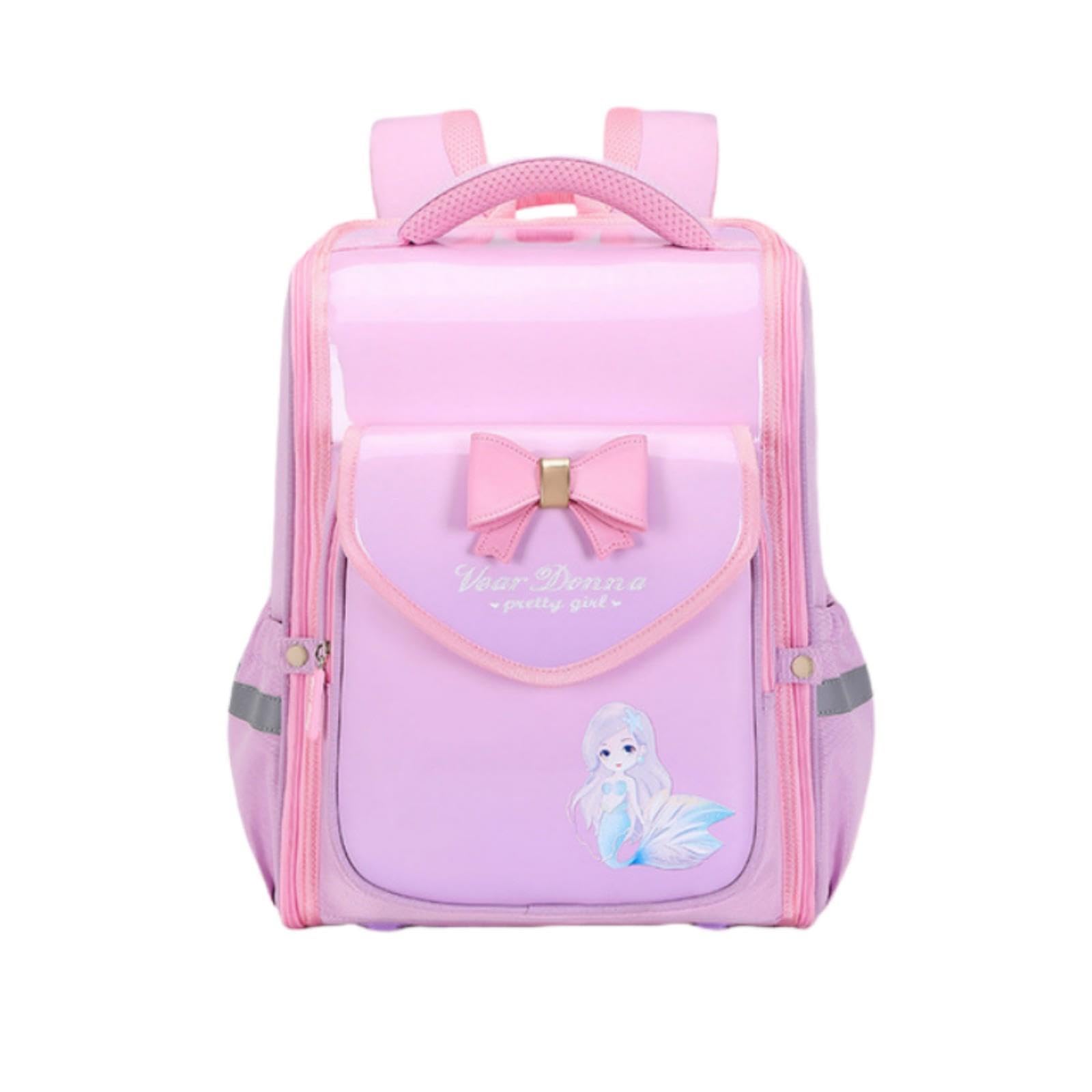 RUDDOG Children'S Backpacks Girls School Bags Backpacks Children School Bags For Girl Backpack Kids Book School Bags-Lavender S